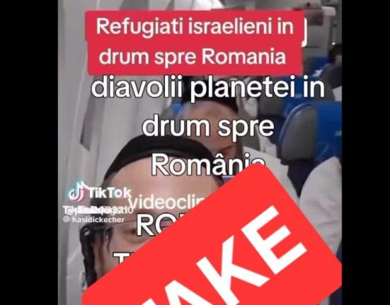 Stiri false despre refugiati israelieni in Romania