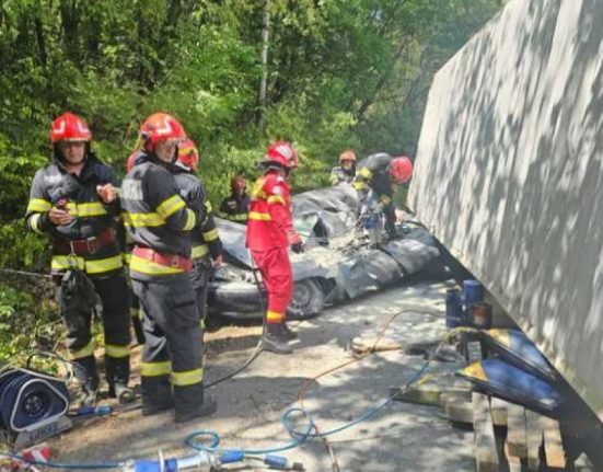 Accident grav in Mehedinti Mort dupa caderea unui container