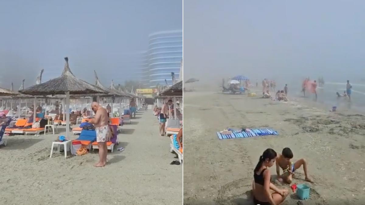 Peisaj de toamna la mare in plina vara Ceasul meteo