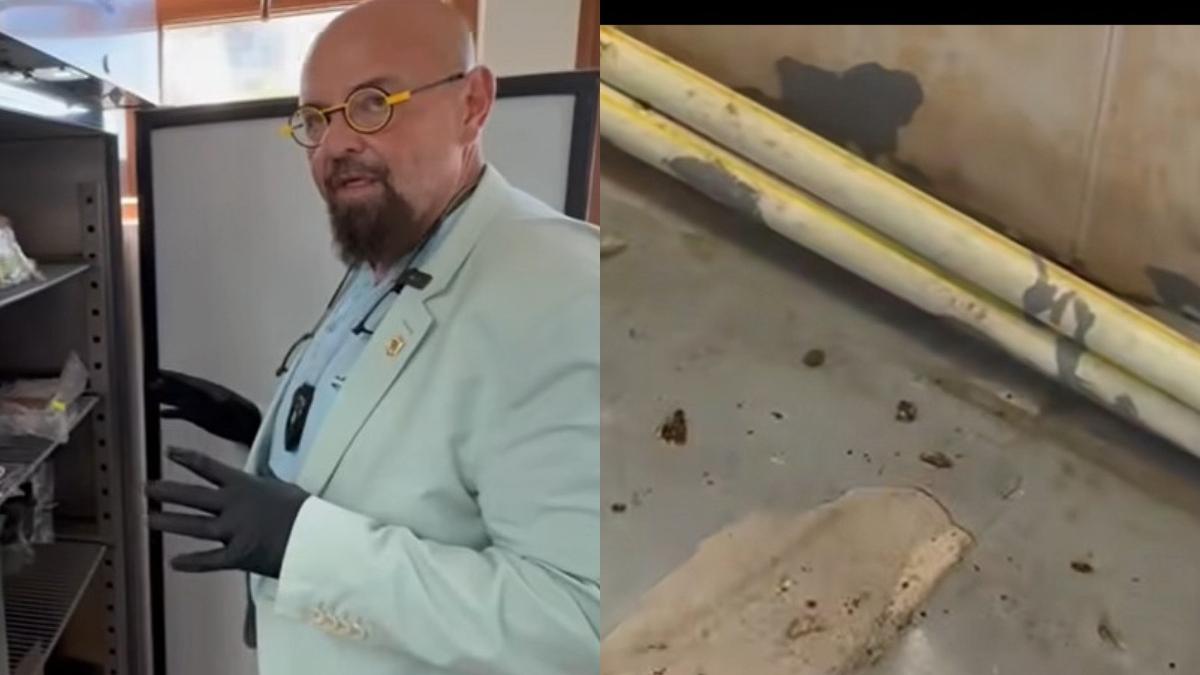 Restaurant inchis de ANPC la Mangalia gandaci panze de paianjen si mancare fara etichete