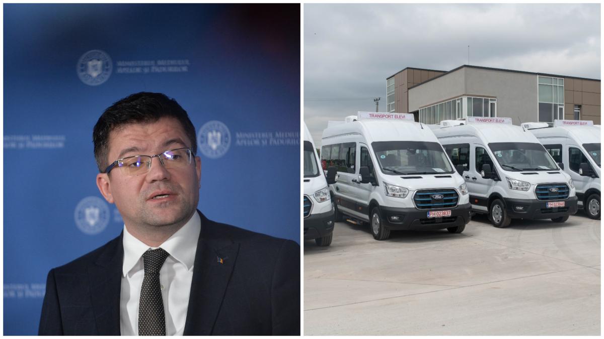 Mega tun cu microbuze scolare vandute cu 200000 euro