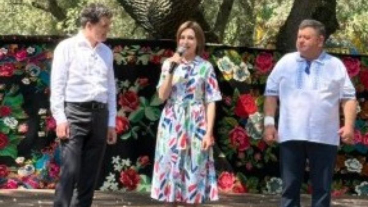 Nicustor Dan si Maia Sandu la Festivalul Zemii Calarasi