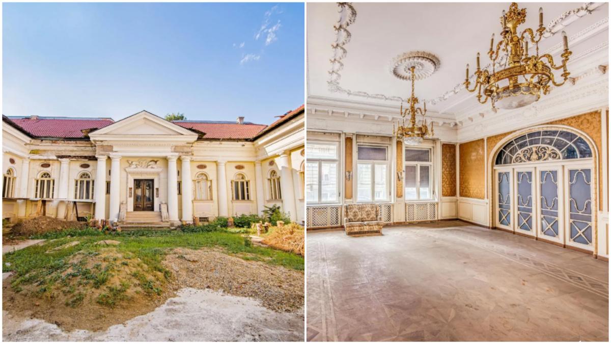 Vila lui Ceausescu de vanzare 30 camere curte interioara
