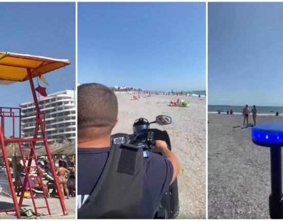 scandal pe litoral turist scos cu catushe din mare