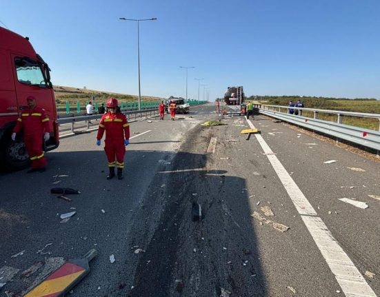 Accident tragic pe A1 Sibiu Deva 3 morti