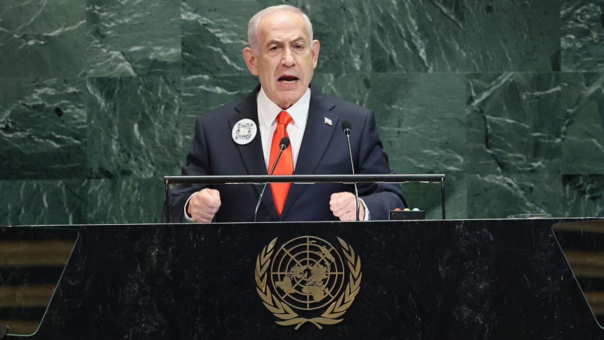 Benjamin Netanyahu a venit cu recuzita la ONU
