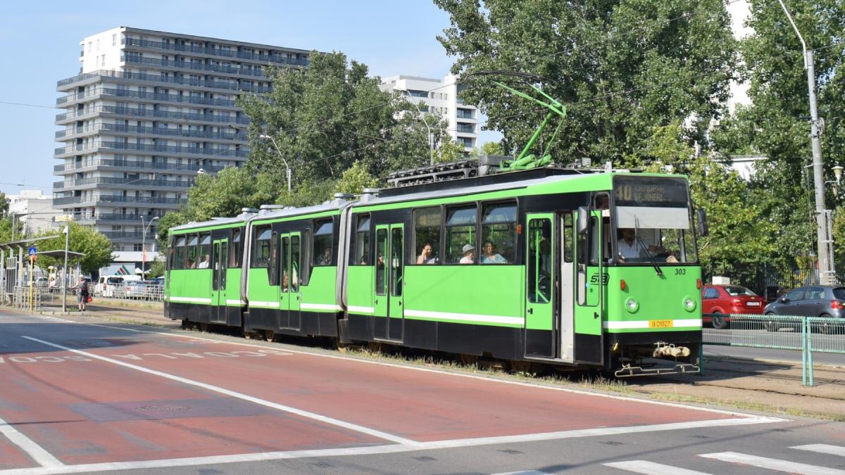 Lucrari la linia de tramvai pe 18 km in Bucuresti