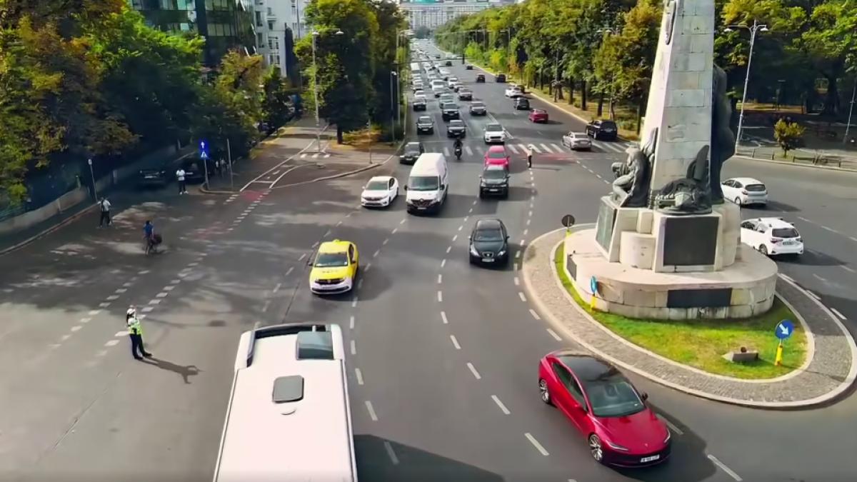 Politia Romana a introdus conceptul de fluidizare a traficului in Bucuresti