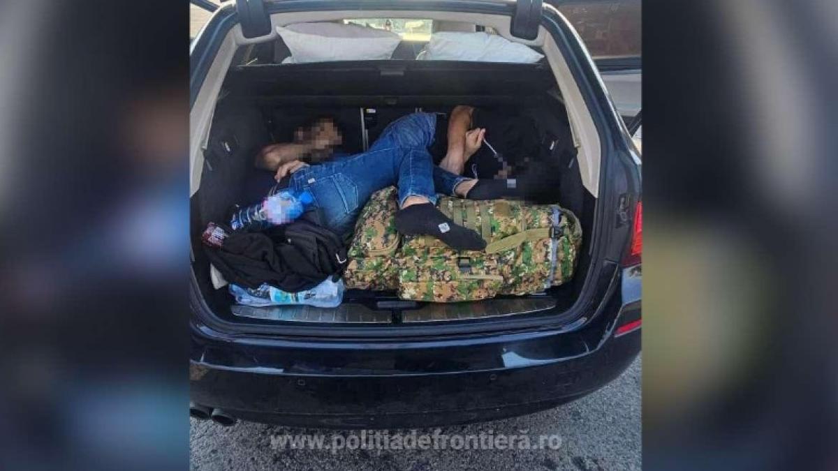 Sofer belgian arestat pentru introducerea a 5 migranti